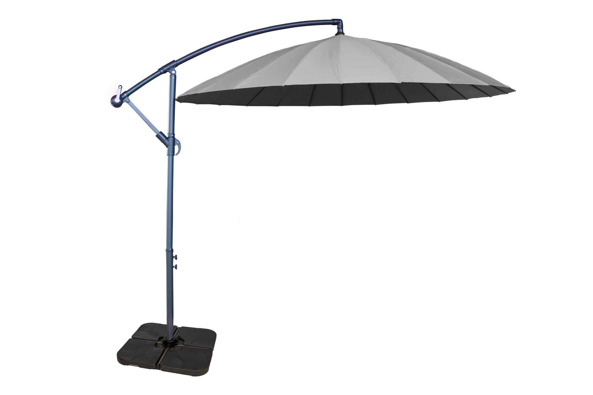 3m Grey Shanghai Cantilever Parasol Premier Plants
